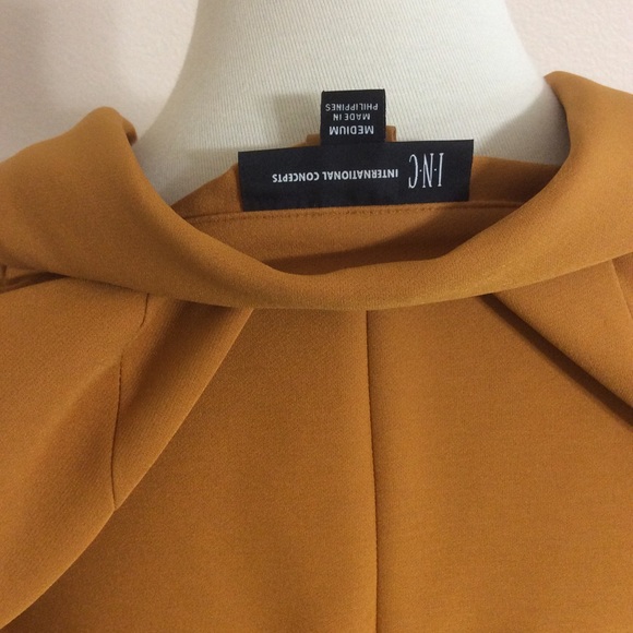I.N.C. Double-Breasted Blazer Sunshine Rusted Med - Picture 7 of 8